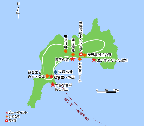 安居島の位置