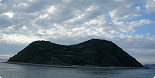 釣島全景の写真
