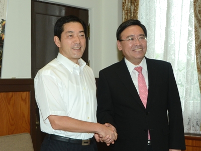 7月5日（木曜日）駐広島大韓民国総領事の訪問（県庁）の画像