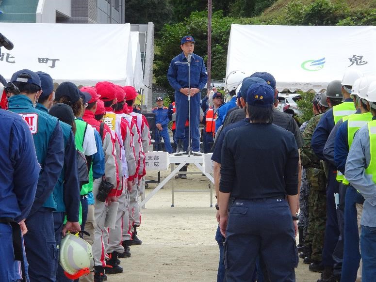 10月19日（土曜日）愛媛県総合防災訓練（鬼北町）の画像