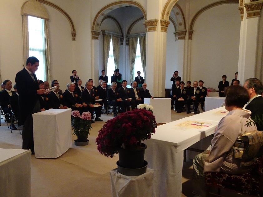 11月3日（日曜日）愛媛県教育文化賞授賞式（県庁）の画像