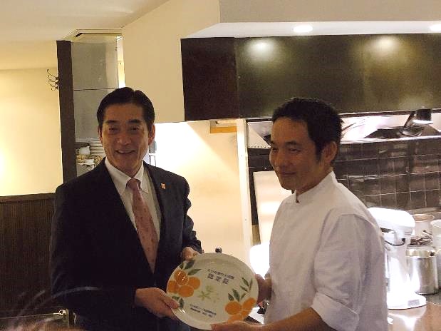 11月7日（木曜日）「えひめ食の大使館」認定証授与式（東京都）の画像