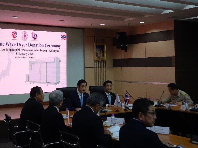 1月13日（月曜日）タイ工業省大臣ら訪問（タイ）の画像