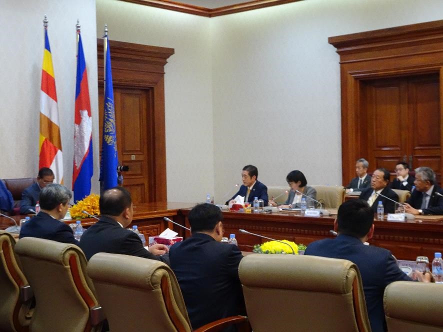 1月16日（木曜日）カンボジア副首相兼内務相ら訪問（カンボジア）の画像