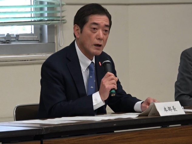 4月13日（月曜日）愛媛県新型コロナウイルス感染症対策本部会議（県庁）の画像
