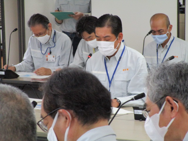 10月22日（木曜日）愛媛県原子力防災訓練（災害対策本部会議）（県庁）の画像