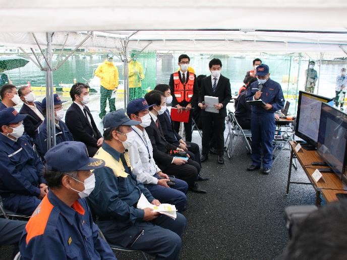 10月22日（木曜日）愛媛県原子力防災訓練（現地訓練視察）（伊方町）の画像