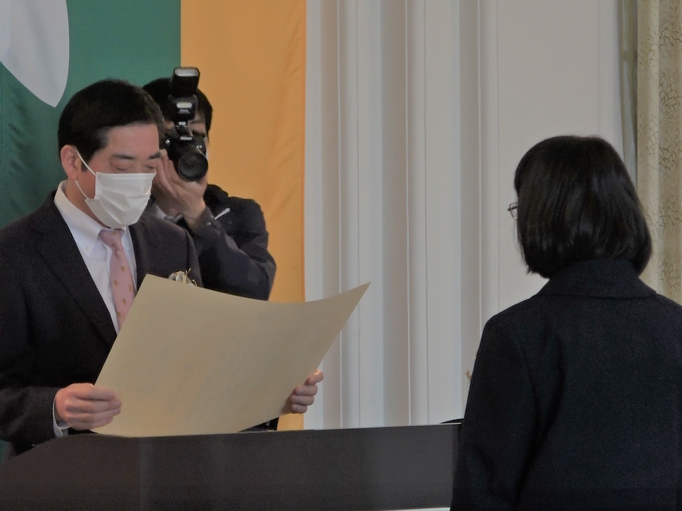 3月22日（月曜日）愛顔のえひめ知事表彰式（県庁）の画像