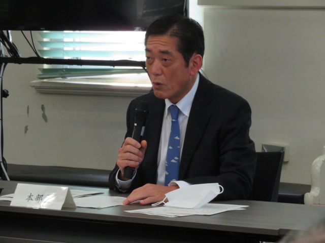 4月9日（金曜日）愛媛県新型コロナウイルス感染症対策本部会議（県庁）の画像