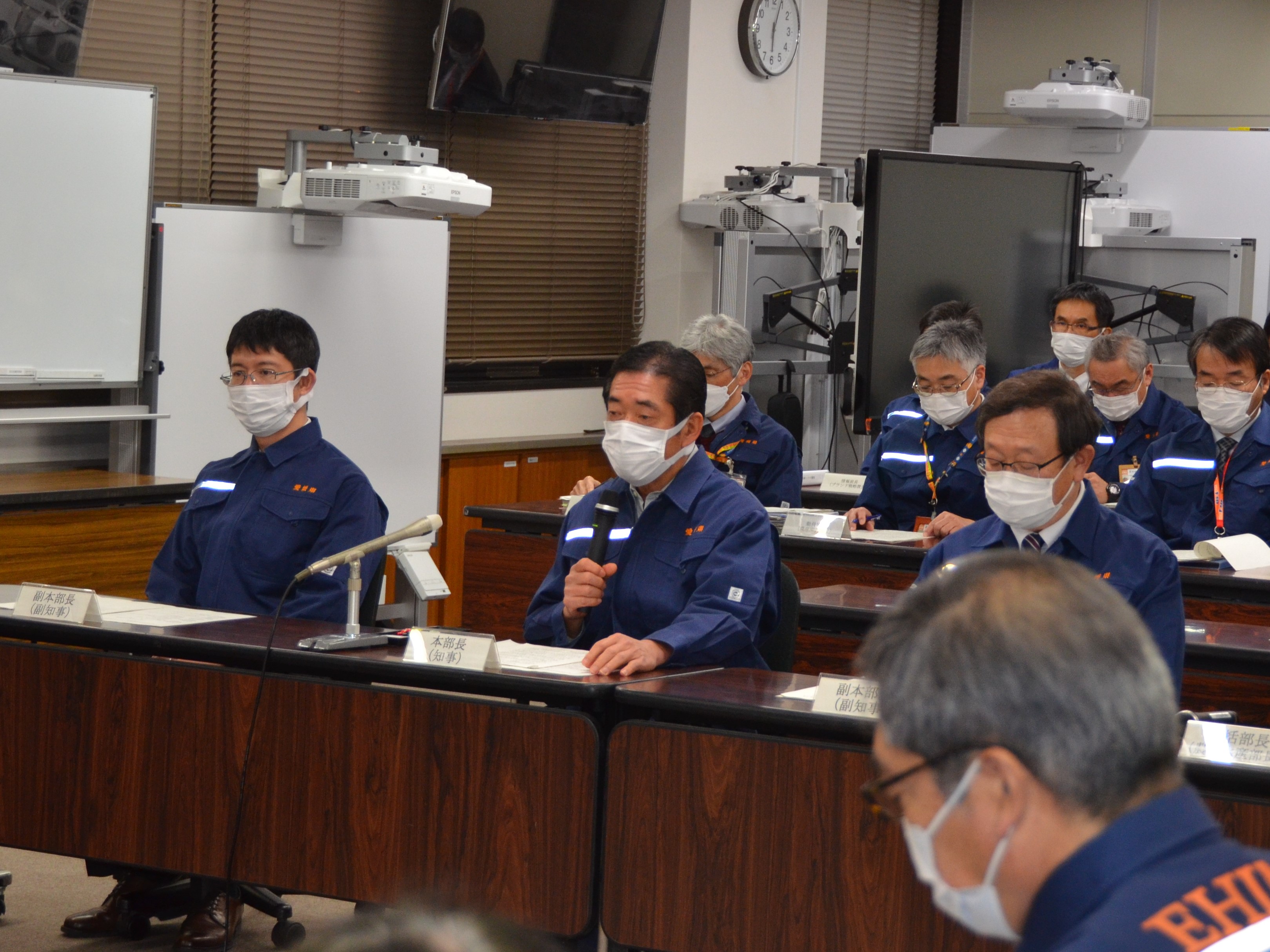 1月18日（火曜日）愛媛県高病原性鳥インフルエンザ防疫対策本部会議（県庁）の画像