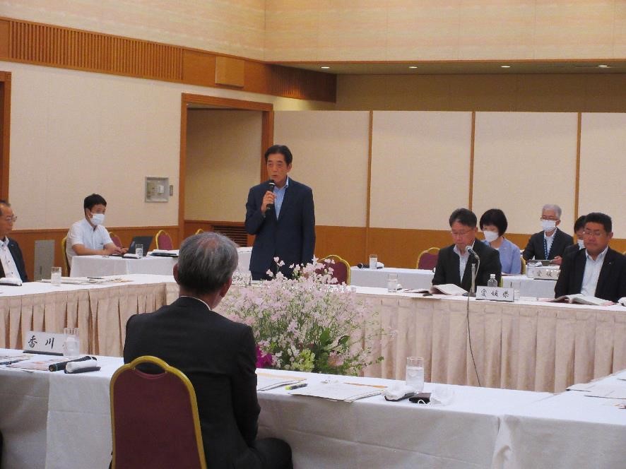 5月29日（月曜日）四国4県議会正副議長会議（松山市）の画像