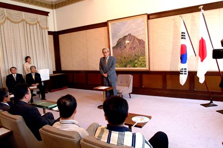 8月19日（火曜日）韓国平澤フォーラム関係者の表敬（県庁）の画像