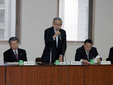 4月25日（火曜日）国民体育大会愛媛県準備委員会常任委員会（県庁）の画像