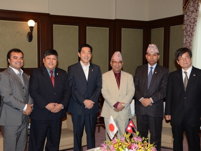 10月12日（水曜日）ネパール元首相の訪問（県庁）の画像