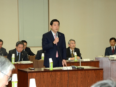 2月18日（月曜日）愛媛県・市町連携推進本部会議、えひめトップミーティング（県庁）の画像