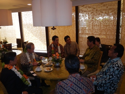 4月10日（水曜日）バングネガラインドネシア頭取訪問（インドネシア）の画像