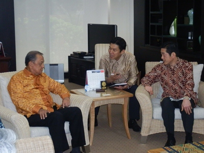 4月10日（水曜日）インドネシア工業大臣訪問（インドネシア）の画像