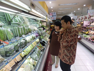4月10日（水曜日）パパイヤフレッシュギャラリー（日本食スーパーマーケット）視察（インドネシア）の画像