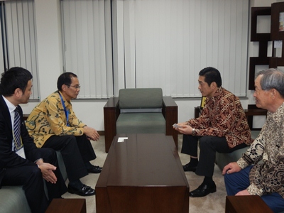 4月10日（水曜日）日本貿易振興機構ジャカルタ事務所長訪問（インドネシア）の画像