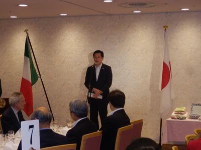 5月17日（金曜日）駐日イタリア大使歓迎レセプション（松山市内）の画像