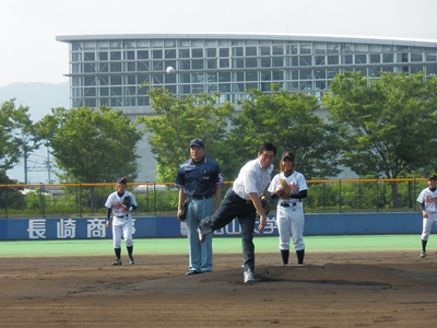 8月3日（土曜日）全日本女子硬式野球選手権大会始球式（松山市内）の画像