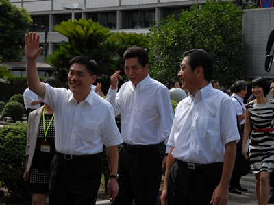 8月4日（日曜日）台湾政府・台北市政府関係者等訪問団お出迎え（県庁）の画像