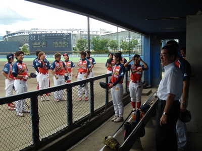 8月4日（日曜日）全日本女子硬式野球選手権大会出場のマドンナ松山を激励（松山市内）の画像