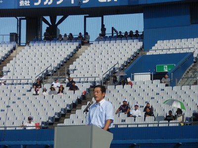 9月21日（土曜日）小野スポーツ交流少年軟式野球大会開会式（松山市内）の画像