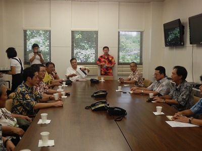 11月22日（金曜日）（現地11月21日）在ホノルル日本国総領事訪問（ハワイ）の画像