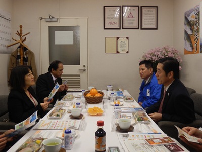 1月11日（土曜日）イオンリテール株式会社幹部との会談（東京都）の画像