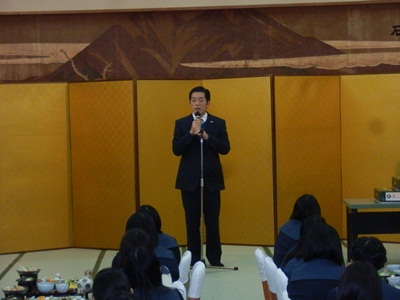 1月28日（火曜日）福島県立浪江高等学校歓迎セレモニー（松山市内）の画像