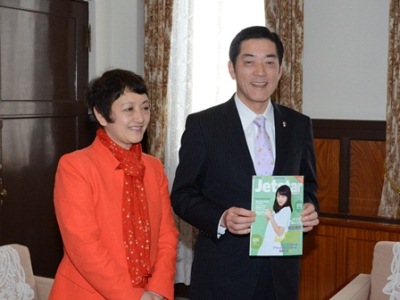 4月10日（木曜日）ジェットスター・ジャパン株式会社社長の訪問（県庁）の画像