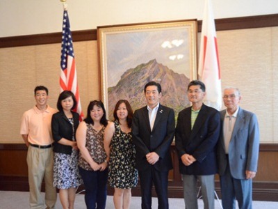 6月23日（月曜日）南カリフォルニア愛媛県人会「ふるさとツアー」参加者の訪問（県庁）の画像