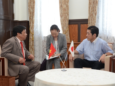 7月30日（水曜日）ベトナム森林総局副総局長らの訪問（県庁）の画像