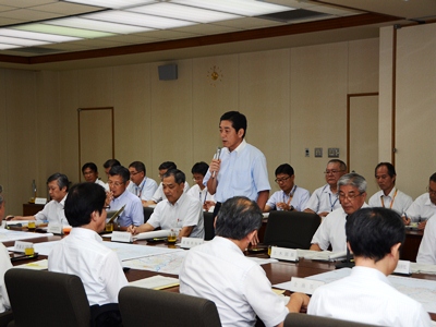 7月31日（木曜日）愛媛県建設事業調整会議（県庁）の画像