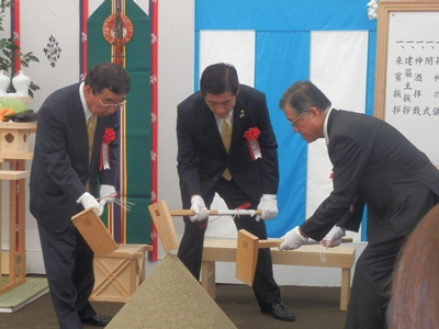 10月11日（土曜日）松山赤十字病院新病院建設事業起工式（松山市内）の画像