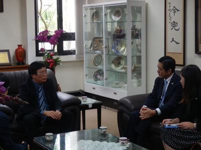12月11日（木曜日）嘉義大学学長訪問（台湾）の画像