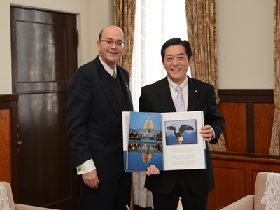 12月18日（木曜日）駐大阪・神戸米国総領事らの訪問（県庁）の画像