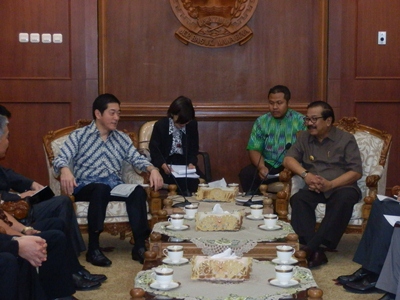 1月12日（月曜日）東ジャワ州知事訪問（インドネシア）の画像