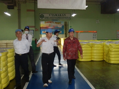 1月15日（木曜日）東レ株式会社インドネシア工場視察（インドネシア）の画像