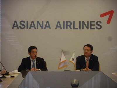 1月29日（木曜日）アシアナ航空株式会社社長訪問（韓国・ソウル市）の画像
