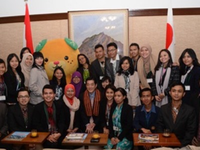 2月26日（木曜日）インドネシアの大学生の訪問（県庁）の画像