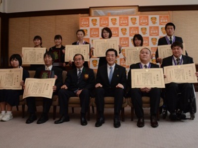 3月16日（月曜日）愛顔のえひめ知事表彰式（県庁）の画像