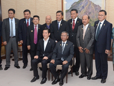 5月25日（月曜日）インドネシア南スラウェシ州副州知事らの訪問（県庁）の画像