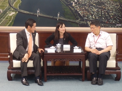 6月18日（木曜日）台北市長ら訪問（台湾）の画像