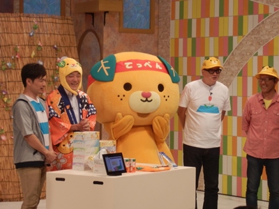8月21日（金曜日）テレビ番組生出演（ゆるキャラグランプリ2015にエントリーのみきゃん応援）（松山市内）の画像
