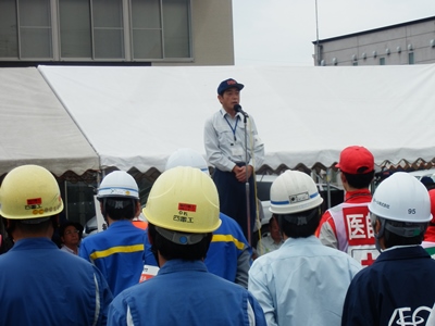 9月1日（火曜日）愛媛県総合防災訓練（現地訓練視察・終了式）（四国中央市）の画像