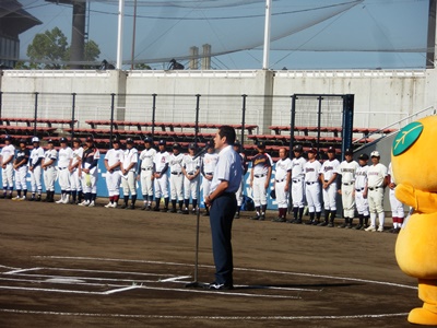 9月20日（日曜日）小野スポーツ交流少年軟式野球大会開会式（松山市内）の画像