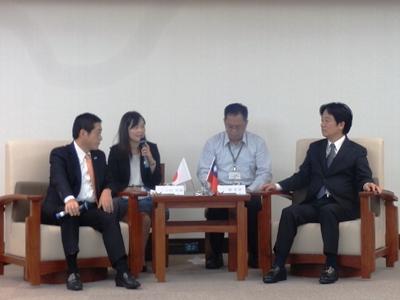 10月27日（火曜日）台南市長ら訪問（台湾）の画像