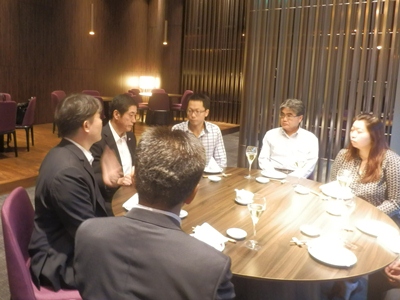 10月29日（木曜日）商業施設運営会社社長らとの意見交換会（シンガポール）の画像